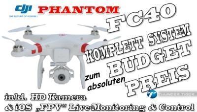 DJI Phantom FC40 QuadroCopter GPS RTF in