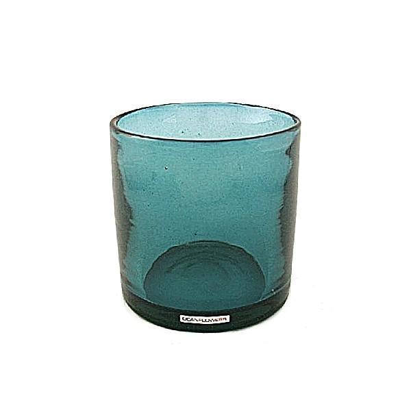 ProPassione Henry Dean Vase/Windlicht Cylinder, H 15 x Ø 15 cm, Lagoon