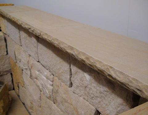 Sandstein Mauerabdeckung 70*30*4 cm, Natursteine