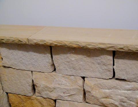 Sandstein Mauerabdeckung 70*30*4 cm, Natursteine