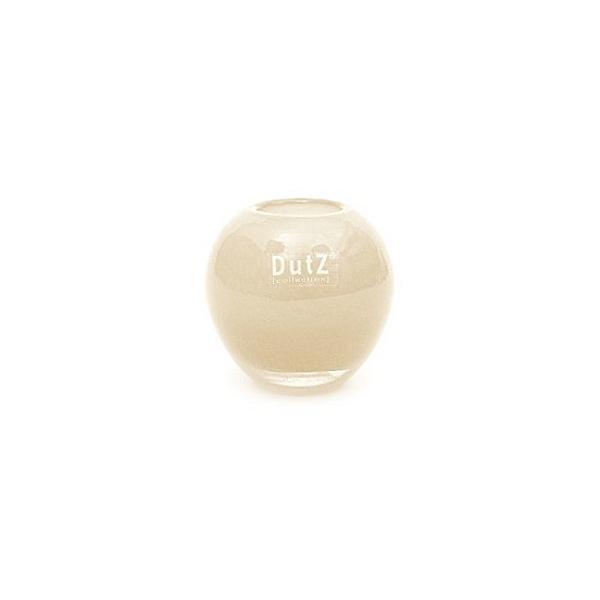 ProPassione DutZ®-Collection Vase Ball, klein, H 9 x Ø 9 cm, Creme/Klar