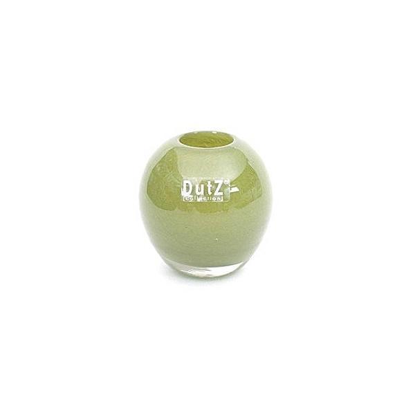 ProPassione DutZ®-Collection Vase Ball, klein, H 9 x Ø 9 cm, Dunkelgrün/Klar