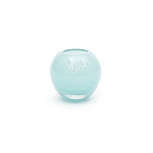 ProPassione DutZ®-Collection Vase Ball, klein, H 9 x Ø 9 cm, Hellblau/Klar