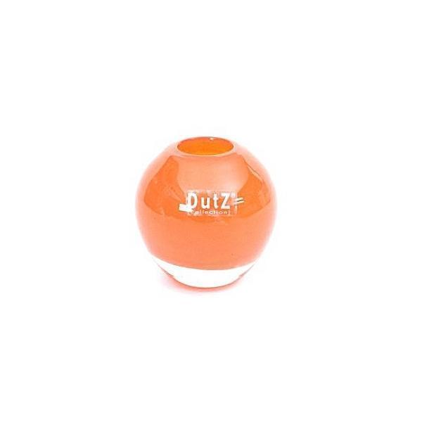ProPassione DutZ®-Collection Vase Ball, klein, H 9 x Ø 9 cm, Orange/Klar