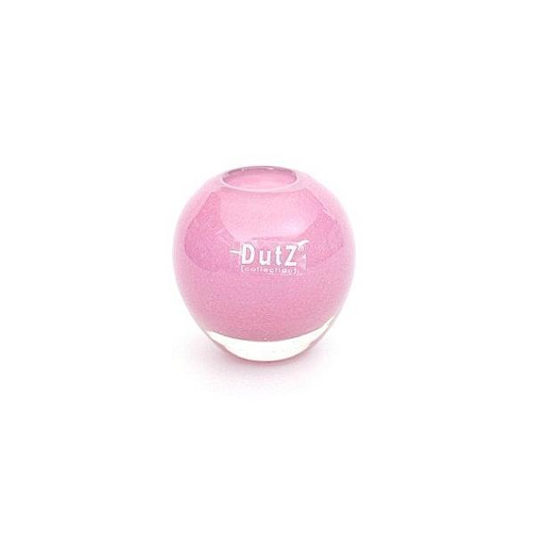 ProPassione DutZ®-Collection Vase Ball, klein, H 9 x Ø 9 cm, Pink/Klar