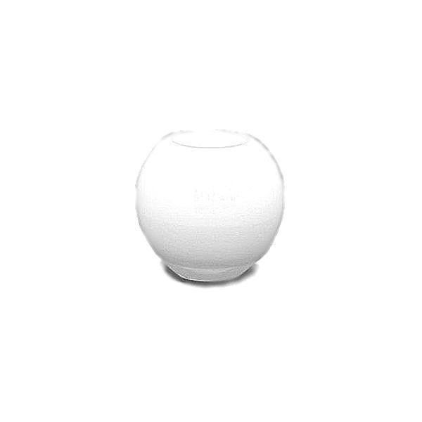 ProPassione DutZ®-Collection Vase Ball, klein, H 9 x Ø 9 cm, Weiß/Klar