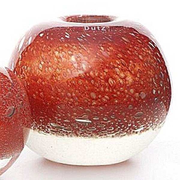 ProPassione DutZ®-Collection Vase Bubble Ball, H 20 x Ø 20 cm, Farbe: Rot