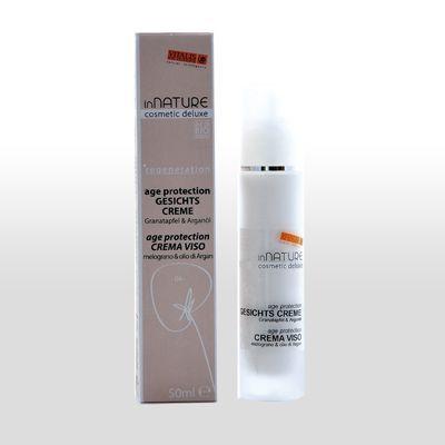 AGE Protection Gesichts Creme Granatapfel & Arganöl - Für die trockene Haut