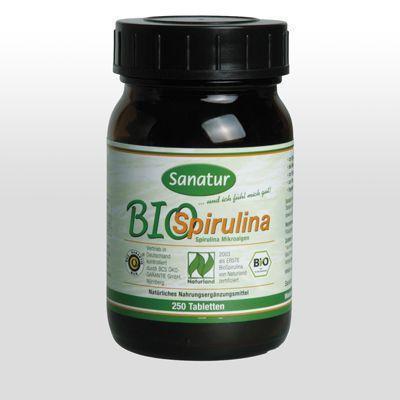 (Bio Nahrungsergänzung) Biospirulina 250 Tabletten