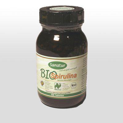 (Bio Nahrungsergänzung) Biospirulina 500 Tabletten