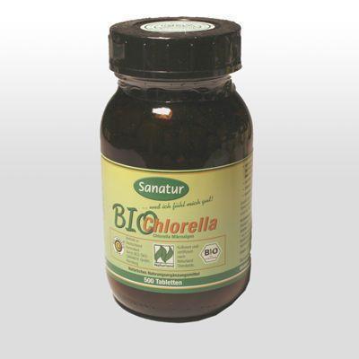 (Bio Nahrungsergänzung) Chlorella Pyrenoidosa - die Süßwasseralge mit reinigenden Eigenschaften 500 Tabletten
