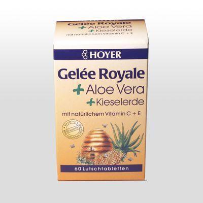(Bio Nahrungsergänzung) Gelée Royale + Aloe Vera + Kieselerde Tabletten (Für die Haut, Haare, Nägel)