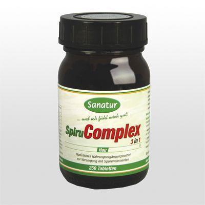 (Bio) Spirucomplex 3 in 1 (Für strahlendes Aussehen und mehr Vitalität) 250 Tabletten