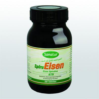 (Bio) Spirueisen (Spirulina mit besonders hohem Eisenanteil) 250 Tabletten