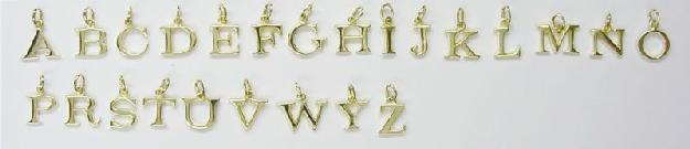 Buchstabenanhänger von A - Z 333 Gold