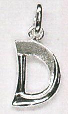 Edel schimmernd - Buchstabenanhänger D 925 Silber 6720