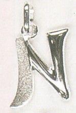 Edel & schön - Buchstabenanhänger N 925 Silber 6720