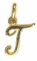 Himmlisch schön - Buchstabenanhänger T 333 Gold massiv 3720