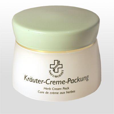 Hochwertige Kräuter-Creme-Packung - Für fettige, großporige Haut und Mischhaut
