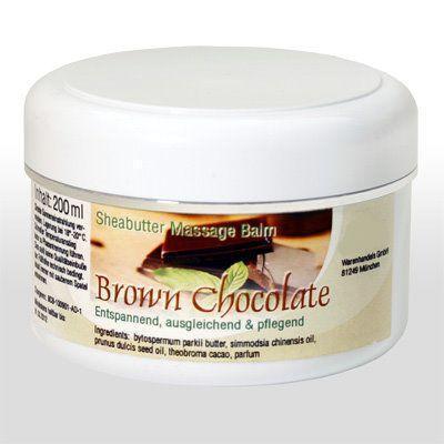 Hochwirksames Massage Balm Brown Chocolate
