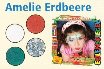 Motiv-Set (Malmaske) Amelie Erdbeere