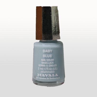 Nagellack Baby Blue Perlmutt