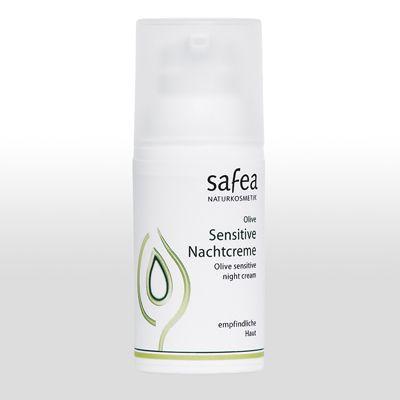 Olive Sensitive Nachtcreme (Naturkosmetik) - Alle Typen, besonders empfindliche, zu Irritaionen neigend Haut