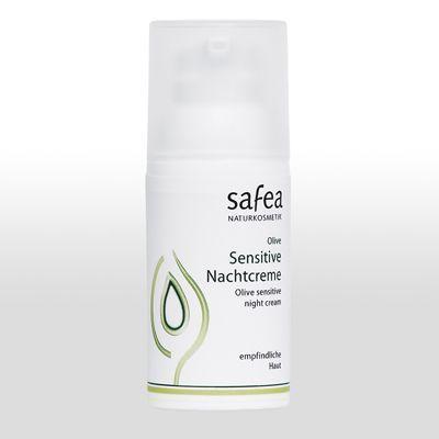 Olive Sensitive Nachtcreme (Naturkosmetik) - Alle Typen, besonders empfindliche, zu Irritationen neigende Haut