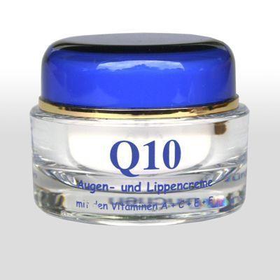 Q10 Augen- und Lippencreme mit den Vitaminen A + C + E