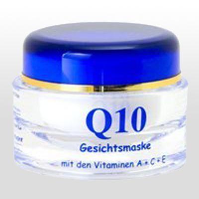 Q10 Gesichtsmaske mit den Vitaminen A + C + E - Für die anspruchsvolle Haut