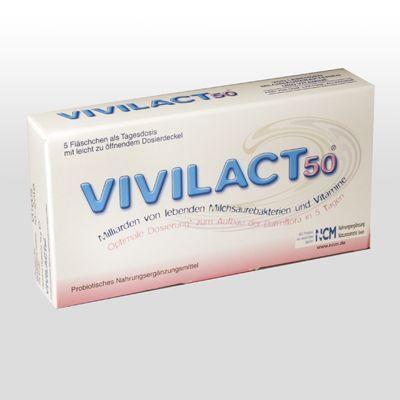 Trinkampullen Vivilact Milchfermente (Zur Sanierung der Darmflora, Blähungen, Verdauungsstörungen)