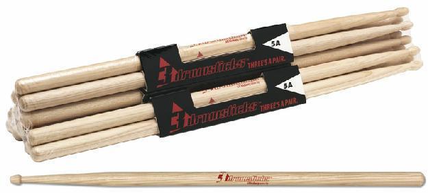 3 DRUMSTICKS Olive Wood Tip 5A Drumsticks