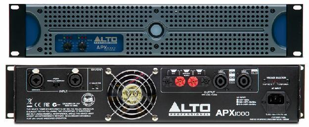 ALTO APX-1000 Power Amp 2x500Watt/4Ohm