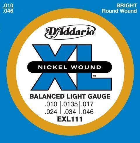 DADDARIO EXL-111 Balanced Light 010-046