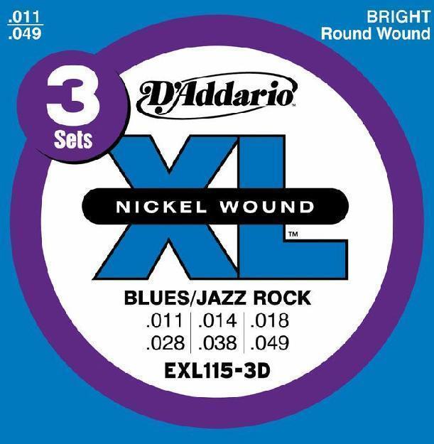 DADDARIO EXL-115-3D Blues/Jazz Rock 011-049