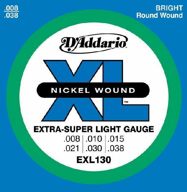 DADDARIO EXL-130 Extra-Super Light 008-038