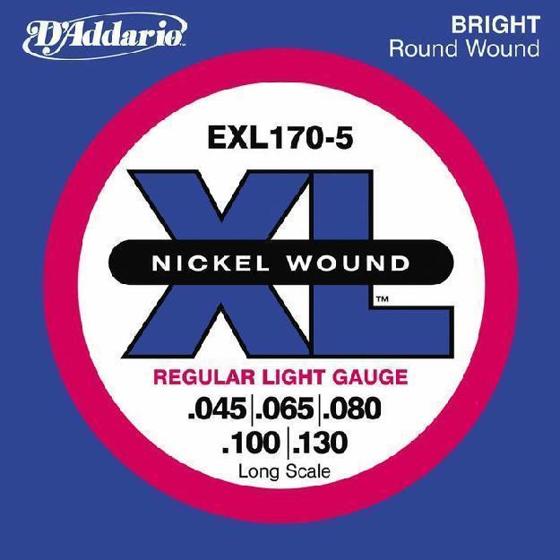DADDARIO EXL-170-5 Regular Light/Long 045-130