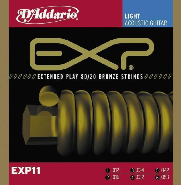 DADDARIO EXP-11 Coated Light 012-053