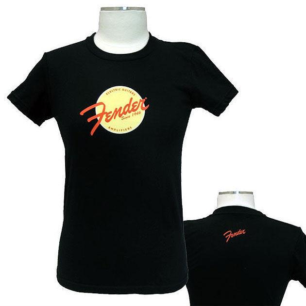 FENDER Lady T-Shirt Tee Spotlight BK Grösse XL