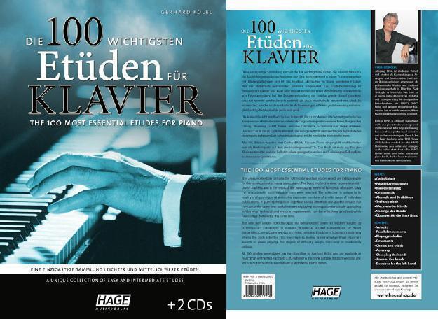 HAGE Die 100 wichtigsten Etüden für Klavier /2CD