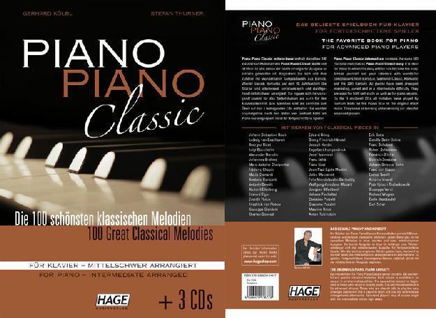 HAGE Piano Piano Classic - mittelschwer /3CD
