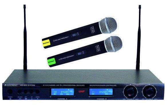 OMNITRONIC UHF-500 Vocal Dual Handheld UHF-Drahtlo