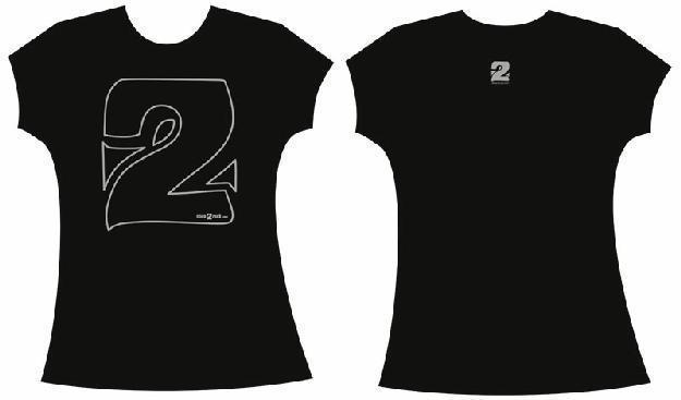 S2R T–, Shirt Woman Logo Black GrÃ¶sse L