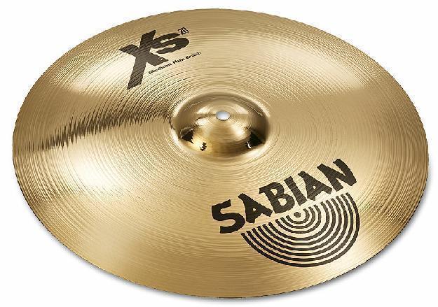 SABIAN SAXS1607B Medium Thin Crash Cymbal 16 Zoll