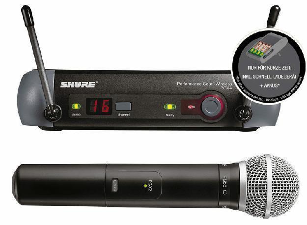 SHURE PGX-24e/PG-58 Vocal Handheld