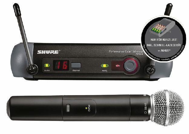 SHURE PGX-24e/SM-58 Vocal Handheld