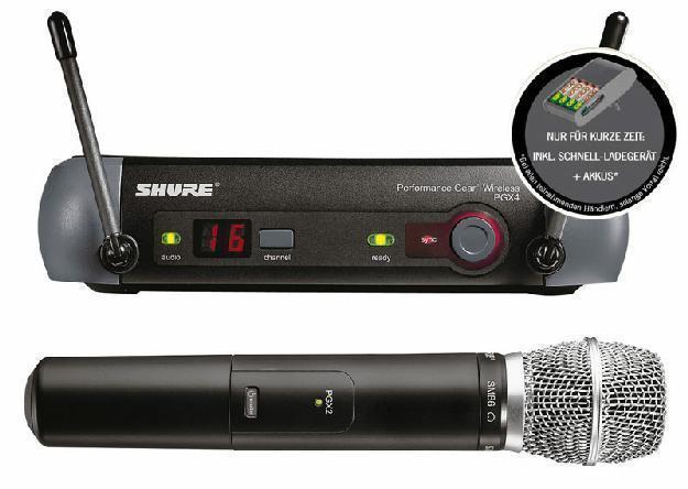 SHURE PGX-24e/SM-86 Vocal Handheld