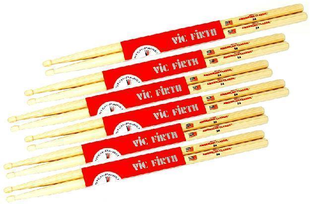 VIC FIRTH American Classic Wood Tip 5A (6 Paar)