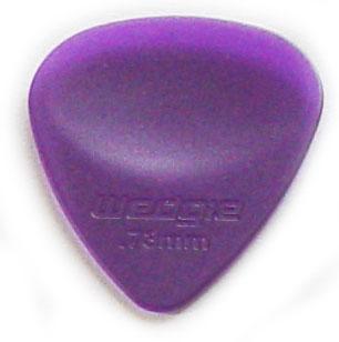 WEDGIE Clear XL Plektrum 0,73mm, purpur