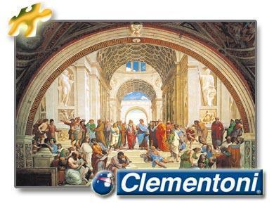 Clementoni Puzzle Die Schule von Athen mit 1000 Teilen